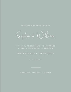 Ever thine, ever mine (portrait) green green wedding invitations Ever thine, ever mine (portrait) green green wedding invitations