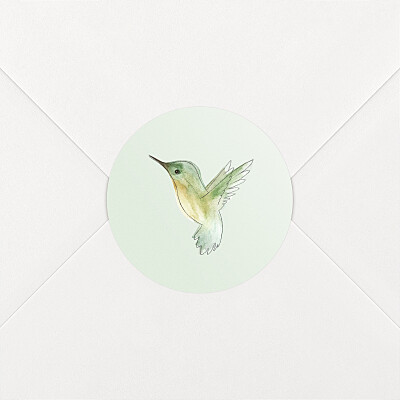 Little hummingbird green baby stickers Little hummingbird green baby stickers