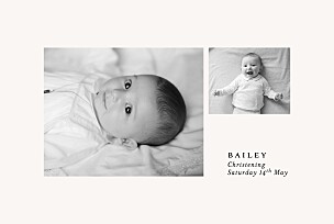 Budding branch (foil) beige christening invitations 发芽枝(箔)米色受洗请柬betway必威精装版