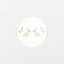 Baby Stickers Bouncing Bunny Green