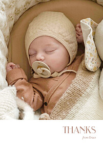 Adored (4 pages) pink pink baby thank you cards Adored (4 pages) pink pink baby thank you cards