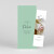 Baby Thank You Cards Candor (bookmark) green - View 1