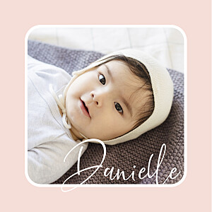 Bonbons (4 pages) pink pink baby announcements Bonbons (4 pages) pink pink baby announcements