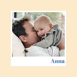 Snapshot (square) orange pink baby announcements Snapshot (square) orange pink baby announcements