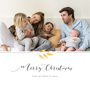 Lovely laurel white foil christmas cards Lovely laurel white foil christmas cards