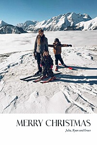 Adored dark blue modern christmas cards Adored dark blue modern christmas cards