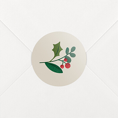 Winter berries christmas stickers Winter berries christmas stickers