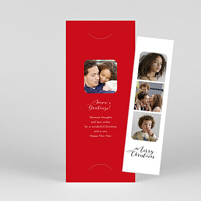 Tender moments (bookmark) red red christmas cards Tender moments (bookmark) red red christmas cards