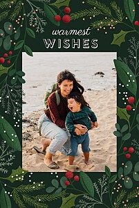 Winter berries (4 pages) landscape christmas cards 冬季浆果(4页)风景圣诞卡betway必威开户网站