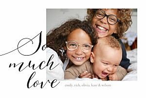 So much love (foil) family christmas cards So much love (foil) family christmas cards