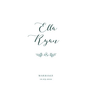 Pleasant pastures (4 pages) green wedding invitations 愉快的牧场(4页)绿色的婚礼请柬