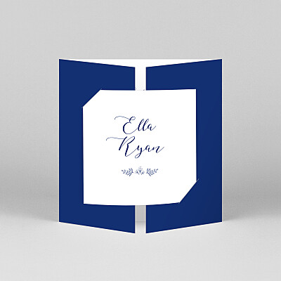 Pleasant pastures (gatefold) blue blue wedding invitations Pleasant pastures (gatefold) blue blue wedding invitations