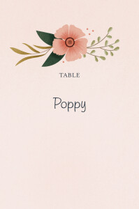 Wedding Table Numbers Daphné Spring