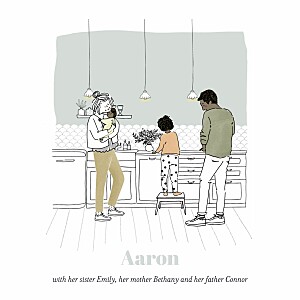 Family moments (4 pages) white baby announcements 家庭时刻(4页)白色宝宝公告
