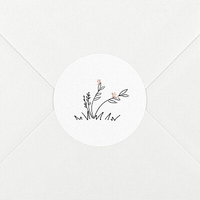 A family stroll white floral baby stickers A family stroll white floral baby stickers