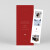 Christmas Cards Elegant heart (bookmark) red - View 1