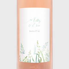 Wedding Wine Labels Country Meadow Green Wedding Wine Labels Country Meadow Green