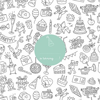 Colour in! by omy white kids party invitations Colour in! by omy white kids party invitations