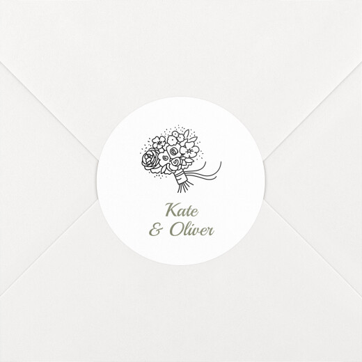 Your Day, Your Way Wedding Envelope Stickers - Personalised - Rosemood