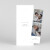 Save The Dates Your wedding in watercolour (bookmark) white - View 1