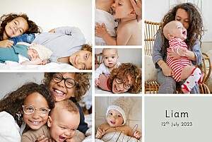 Moments of firsts (4 pages) green green baby announcements Moments of firsts (4 pages) green green baby announcements