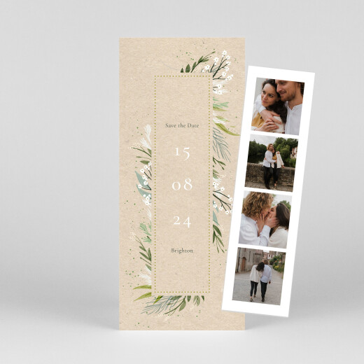 Save The Dates Everlasting Love (Bookmark) Beige - View 1