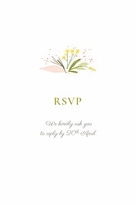 Everlasting love (portrait) white white rsvp cards Everlasting love (portrait) white white rsvp cards