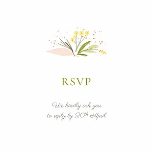 Everlasting love white white rsvp cards Everlasting love white white rsvp cards