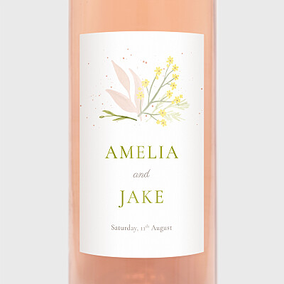 Everlasting love white wedding wine labels Everlasting love white wedding wine labels