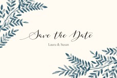 Save The Dates Sweet Melody Blue