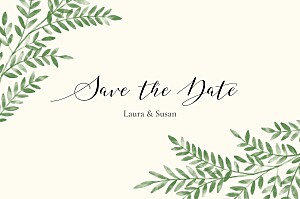 Sweet melody green green save the dates Sweet melody green green save the dates