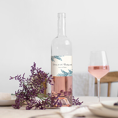 Sweet melody blue wedding wine labels Sweet melody blue wedding wine labels