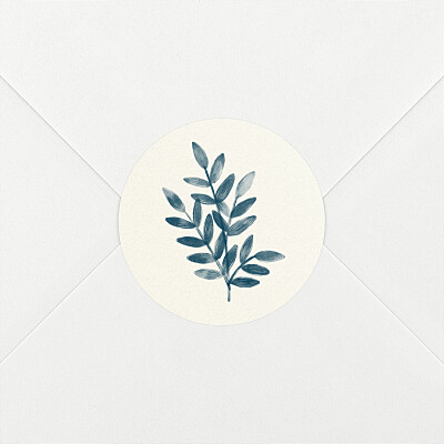 Sweet melody blue wedding envelope stickers Sweet melody blue wedding envelope stickers