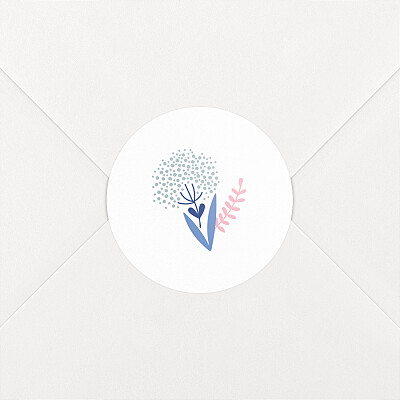 Elegant multicolored foliage pink without photos baby stickers Elegant multicolored foliage pink without photos baby stickers