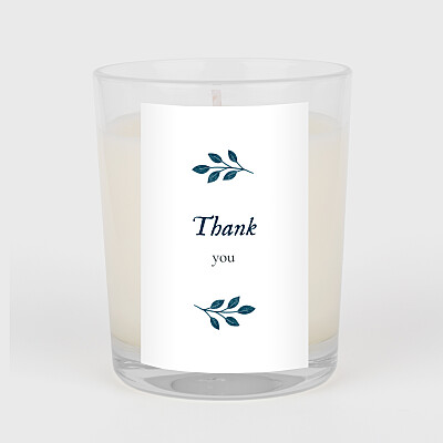 Verdure bouquet blue wedding favour stickers Verdure bouquet blue wedding favour stickers