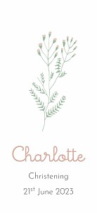 Liberty leaves pink pink christening gift tags Liberty leaves pink pink christening gift tags