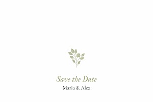 Verdure bouquet green green save the dates Verdure bouquet green green save the dates