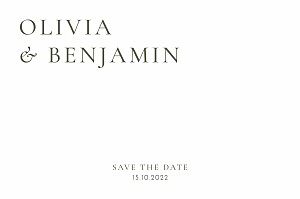 Laure de sagazan ii (foil) verdigris floral save the dates Laure de sagazan ii (foil) verdigris floral save the dates