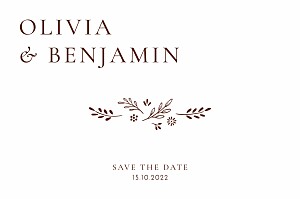 Laure de sagazan ii white & rosewood white save the dates Laure de sagazan ii white & rosewood white save the dates