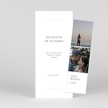 Laure de sagazan ii (bookmark) green save the dates Laure de sagazan ii (bookmark) green save the dates