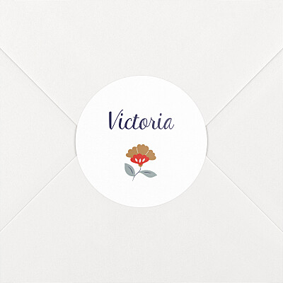 Flora night midnight blue black baby stickers Flora night midnight blue black baby stickers