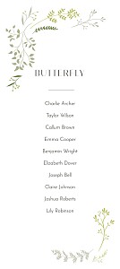 Summer breeze lichen wedding table plan cards Summer breeze lichen wedding table plan cards