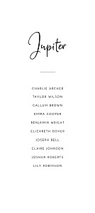 Ever thine, ever mine white wedding table plan cards Ever thine, ever mine white wedding table plan cards