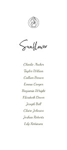 Your day, your way white wedding table plan cards Your day, your way white wedding table plan cards