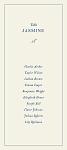 Natural chic blue wedding table plan cards Natural chic blue wedding table plan cards
