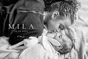 Solfa (landcape) 4 pages white white baby announcements Solfa (landcape) 4 pages white white baby announcements