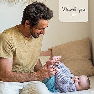 Etiquette pastel (4 pages) beige beige baby thank you cards Etiquette pastel (4 pages) beige beige baby thank you cards