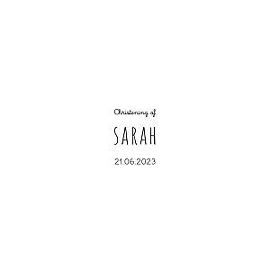 Fields of gold (foil) white christening invitations Fields of gold (foil) white christening invitations