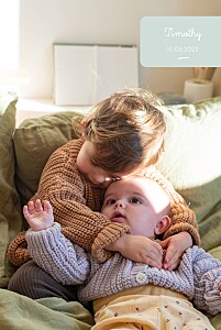 Etiquette pastel (4 pages) portrait blue baby announcements Etiquette pastel (4 pages) portrait blue baby announcements