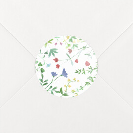 Floral Frame Wedding Envelope Stickers - Personalised - Rosemood